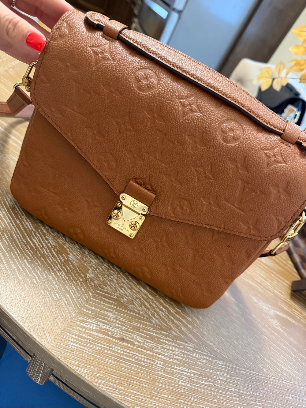 Authentic Louis Vuitton Pochette Métis Empteinte